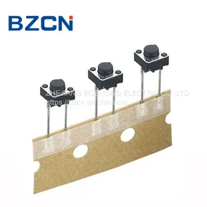 TS-D015 12v Round Long Foot PCB Tactile Switch Momentary Type Push Button Tact Switch thumbnail-1