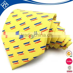 Custom Made Natural Silk Screen Printing Necktie thumbnail-2