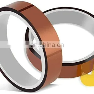 Liying Packaging High Temperature Silicone Adhesive Golden Finger Polyimide Tape thumbnail-1