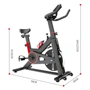 Popular Vertical Magnetic Exercise Spin Bike Cycle Exercise Machine thumbnail-1