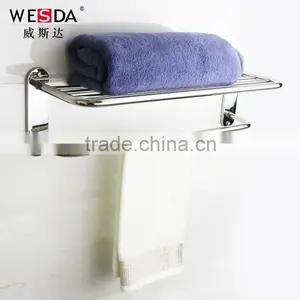 Wesda Made in China Stainless Steel Shelf Towel Rack Bathroom 8627 thumbnail-2