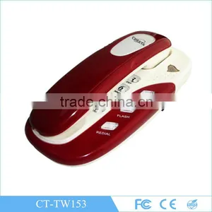 Wholesale Redial Function Trimline Wall Mounted Slim Telephone thumbnail-1