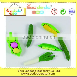 Free Food Shape Puzzle Rubber Eraser thumbnail-1