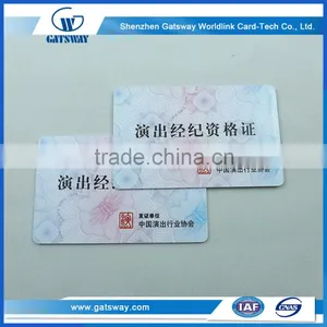 Pvc Card Factory,Transparency Pvc Card for Job Card thumbnail-1