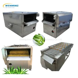 Automatic Aloe Vear Washing Machine Aloe Vear Washer Machine in Aloe vera gel manufacturing machine thumbnail-4