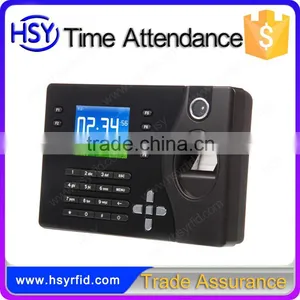 HSY-F81 Plastic Enclosure Biometrics Fingerprint Reader Time Attendance Machine thumbnail-1