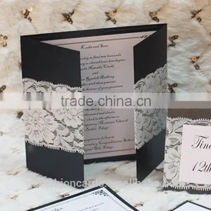 Kerala Christian Customized Lace Ribbons Greeting Card Guangzhou thumbnail-6