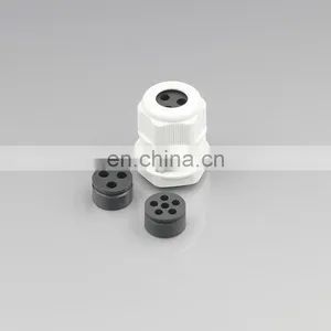 Ip68 Waterproof Plastic Cable Gland 2-6 Holes Nylon Multiple Insert Cable Gland Size thumbnail-1