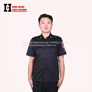 Security Check Black Summer Half Sleeve Shirt Uniform for Men thumbnail-1