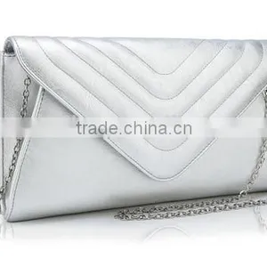Fashion Real Leather Party Clutch With Sling Genuine Leather Messenger Clutch for Women Single Color Small Shoulder Bag for Girl thumbnail-2