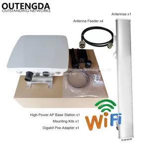 802.11AX WIFI6 3600Mbps Outdoor Wieless Access Point Dual Band 2.4&5.8GHz Outdoor POE Router For Farm Outdoor IP67 Waterproof AP Router thumbnail-4