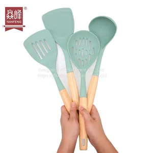 Home and Kitchen Gadgets Kitchen Utensils Kitchen Gadgets 4 Piece Silicone Cooking Utensils Sets thumbnail-1