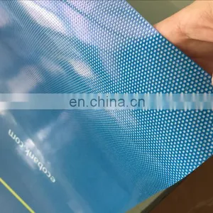 Matte Surface Micro Perforated Vinyl Window Film Covering One Way Vision for Advertising thumbnail-2