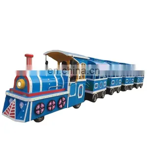 Amusement Electric Train Games Sightseeing Trackless Train For Sale thumbnail-4
