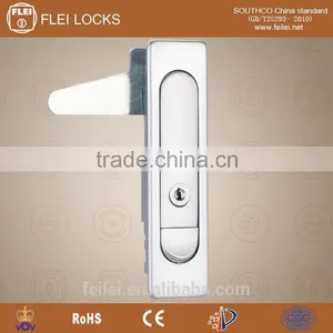 CE RoHS 2015 FEILEI MS504-1 Zinc Alloy High Good Quality Metal Industrial Cabinet Square Push Button Plane Lock thumbnail-1