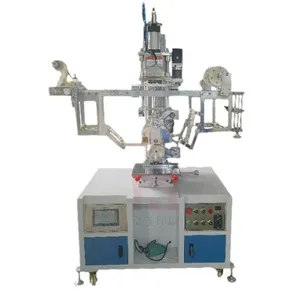 Packaging Can Printing Round Surface Heat Transfer Machine Auto Parts Flat Gold Hot Silver Cup Printing Transfer Machine thumbnail-1