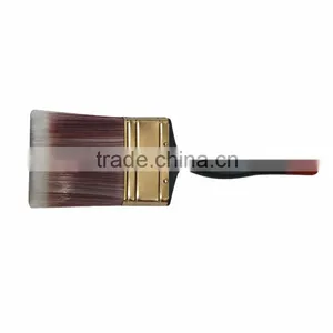 Paint Brush 3" Synthetic Fiber Black Plastic Handle With Red Tip thumbnail-1