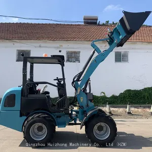 High Performance HZM 810 809 Hot Sale 1000kg Lift Capacity Small Wheel Loader With CE thumbnail-3