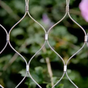 304 Stainless Steel Rope Mesh With 12mm Spacing for Zoo Enclosures thumbnail-2
