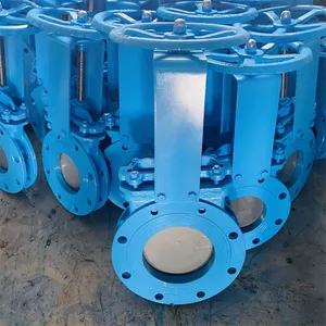PN16 Flanged Knife Gate Valve SCZ5/973 DIN Slide Gate Valve thumbnail-2