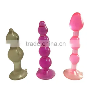 2016 New Beautiful Chinese Sex Toy Factory Safe and Flexible Silicone Anal Sexy Toy for Women thumbnail-5