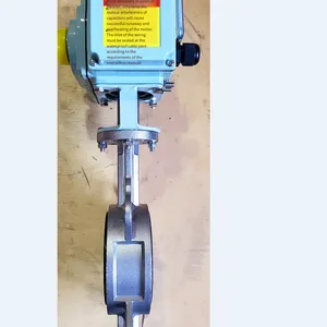 Jintaike Advantageously Supplies Electric Stainless Steel Wafer Butterfly Valve D971x-16p, 220v, Dry Contact thumbnail-4