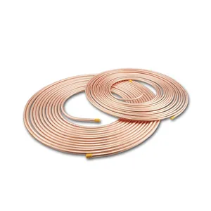 1/4 3/4 Copper Tube / 5/16 Copper Pipe for Refrigerator Copper Pipe Price thumbnail-2