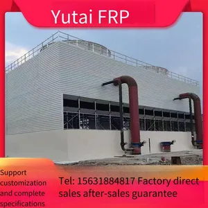 Yutai Circular Sewage Treatment Cooling Tower, Square Counterflow Frp Cooling Tower, Convenient for Maintenance thumbnail-2