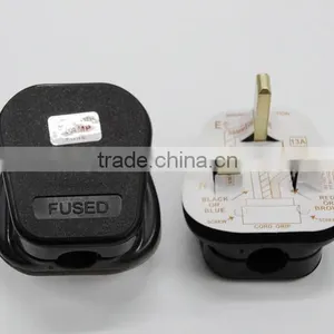 Top Convenience AC 3-Prong UK Rewirable Plug Power Cord UK Plug With Fuse thumbnail-3