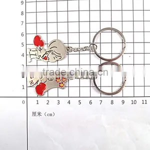 Personalized Couple Keychain Boy and Girl Kiss Cheap Metal Keychains Quality Choice thumbnail-4