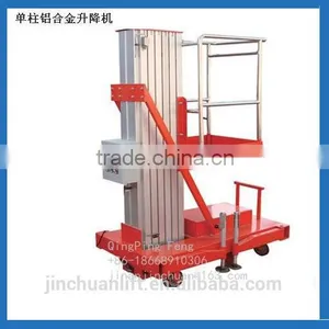 Mobile Single Mast Aluminum Electric Lifter Telescoping Ladders thumbnail-1