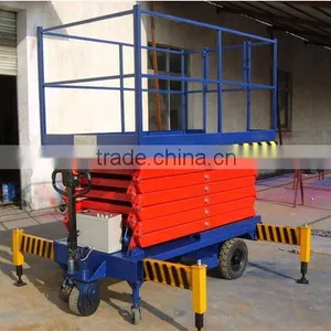 6m 0.3-0.5ton Hydraulic Scissors Working Platform Lift thumbnail-6