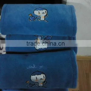 Baby Blue Fleece Blanket thumbnail-1