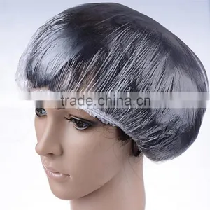 PE Plastic Waterproof Disposable Shower Cap thumbnail-3