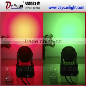 7pcs 12w Rgbwa uv 6in1 Led Mini Moving Head Wash Light Wedding Light thumbnail-4