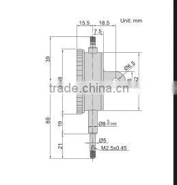 INSIZE 28885-008 Compact Digital Dial Test Indicator Ranges Test Dial Indicator thumbnail-2