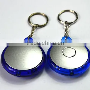 Cheap Round Shaped LED Torch Light Key Chain Worldwide Shipping Wholesaler thumbnail-3