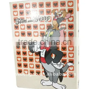 Cartoon Printed Paper Wrapping Ring Binder Desktop File Folder for Office Stationery Cardboard A4 or FC Size thumbnail-1