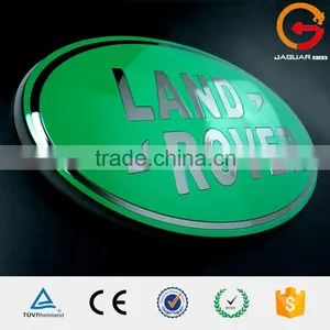 2016 Factory Car Accessories Led Light Vaccum Forming Chrome Car Logo thumbnail-1