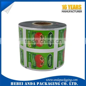 Custom Printed Ketchup Packets Pet/al/pe Ketchup Stand up Pouch Aluminum Material thumbnail-6
