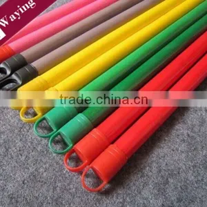 China Wholesale Eucalyptus Round Pvc Coated Wooden Mop Stick thumbnail-1