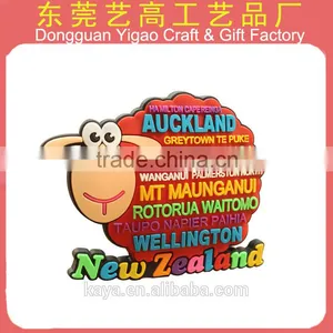 Personalized Attractive Design 3d Embossed Trouist Fridge Soft Magnet thumbnail-2