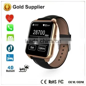 Smart Bluetooth Watch F2 for Android Smart Phone Waterproof IP66 Watch Support Heart Rate Monitoring Anti-lost Dail Call thumbnail-1