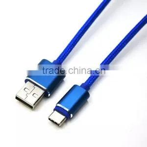 Xinya Hot Selling High Quality Fashion BlueType-c USB Cable for MacBook,Nokia N1 thumbnail-3