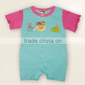 Hot Sale Cotton Summer Baby Clothing Girl Baby Romper thumbnail-4