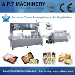 Automatic Thermoforming Vacuum Packaging Machine/Tray Thermoforming With Rigid Film thumbnail-1