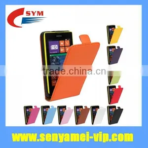 For Nokia 525 Case Cover Luxury Pouch Top Leather Flip Bag thumbnail-1