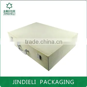 Customized Wooden Leather Packaging Cosmetic Set Box thumbnail-3