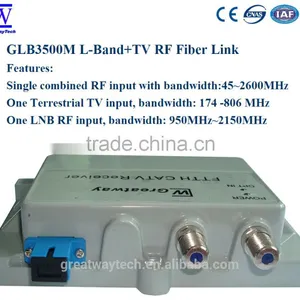 GLB3500M L-Band+TV 50~2600MHz RF Over Fiber Link/L-Band RF Over Fiber Transmitter thumbnail-1