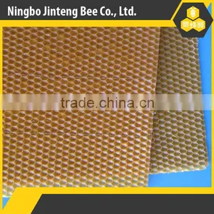 Pure Beeswax Comb Foundation Sheet With Wired thumbnail-1
